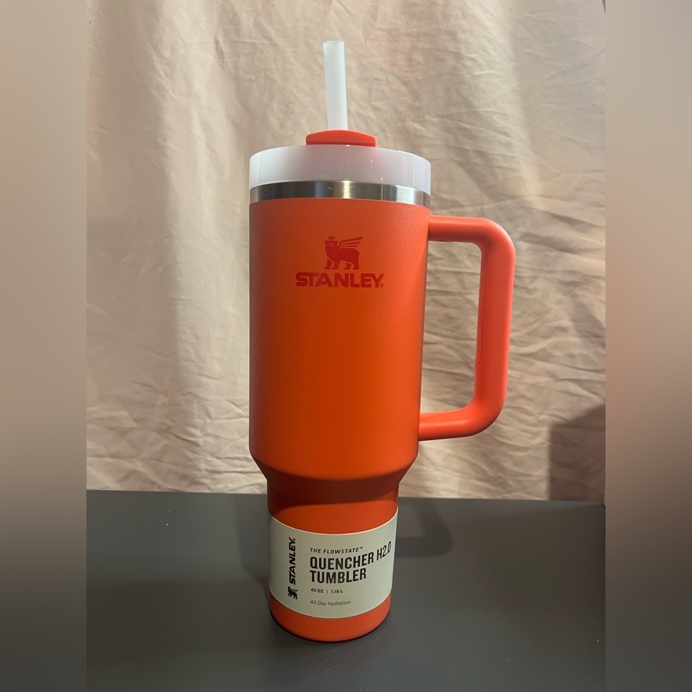 Stanley Coral Quencher H2.0 40oz Tumbler Bundle Carry-All Boot Straw Cover NEW - Picture 3 of 8